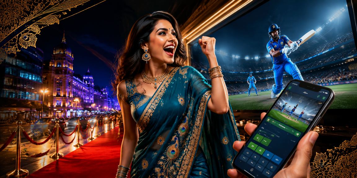 Excited player playing Aviator game on mobile in Bangalore city
